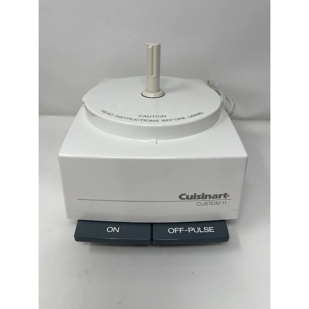 Cuisinart DLC-8M 11 Cup Food Processor Motor ~Base Only~ White Tested MINT